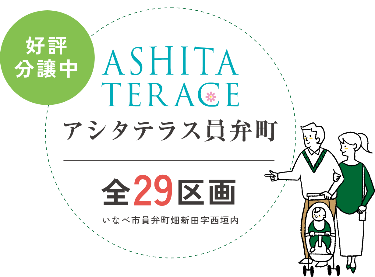 アシタテラス員弁町　全29区画　好評分譲中